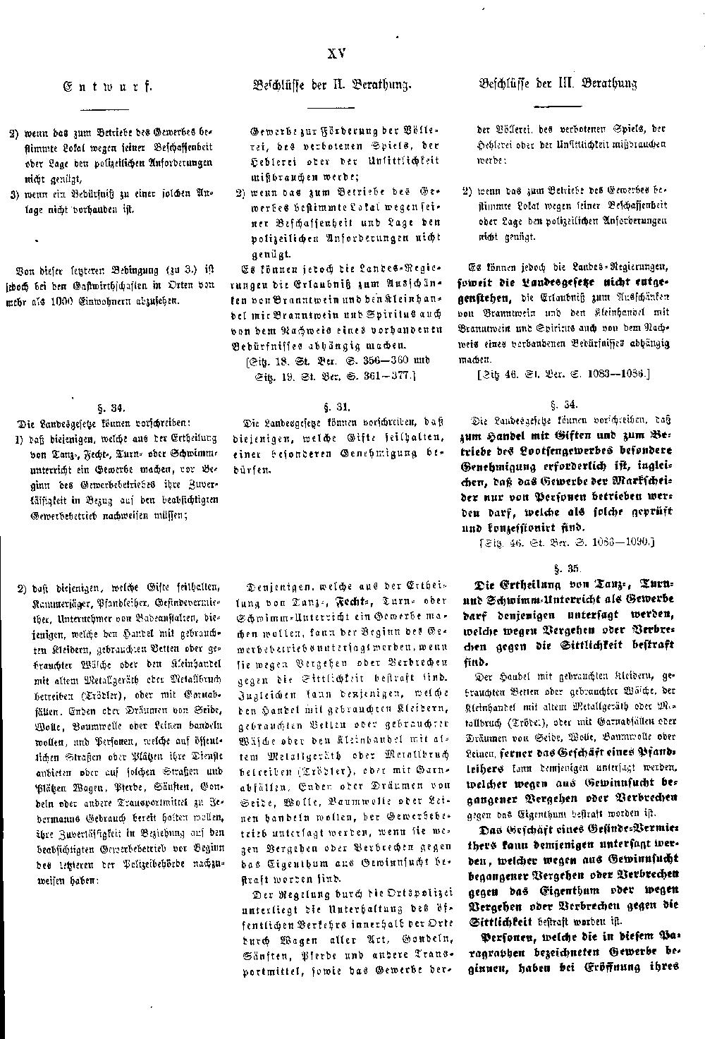 Scan of page XV
