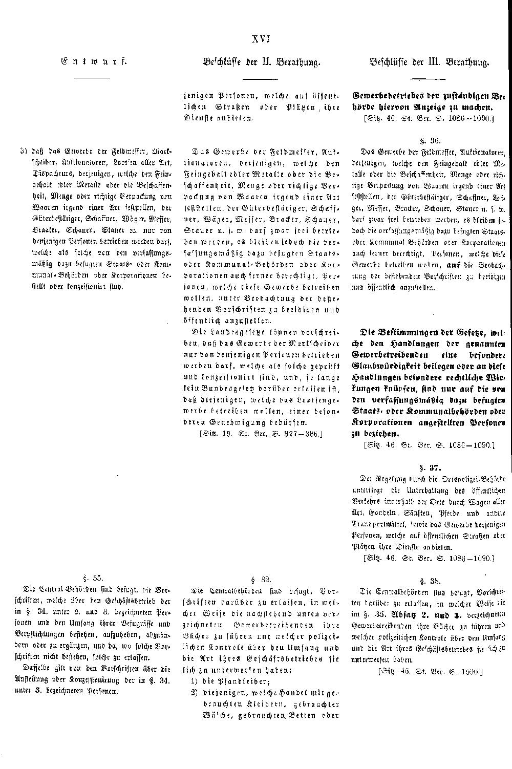 Scan of page XVI